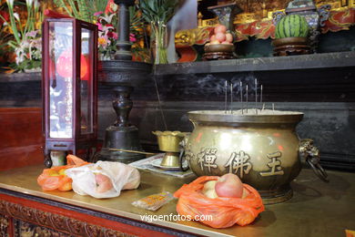 Jade Buddha Tempel. 