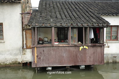 Canais de Suzhou . 