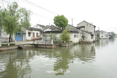 Kanälen in Suzhou.