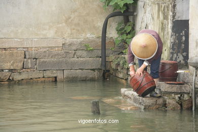 Canales de Suzhou. 