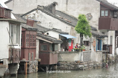 Canais de Suzhou . 