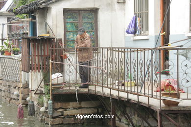 Canais de Suzhou . 