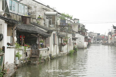 Kanälen in Suzhou.