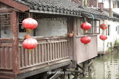 Canais de Suzhou . 