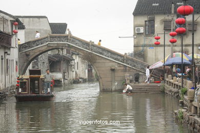 Canales de Suzhou. 