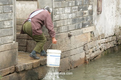 Canales de Suzhou. 