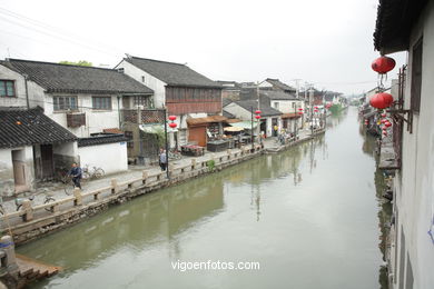 Canais de Suzhou . 