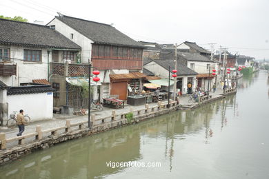 Canais de Suzhou .