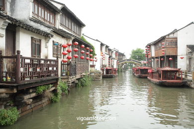 Canais de Suzhou . 