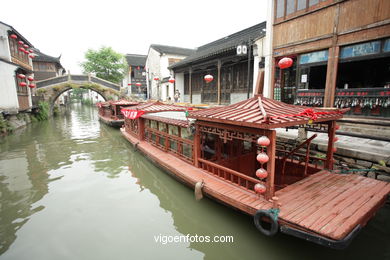 Canais de Suzhou . 