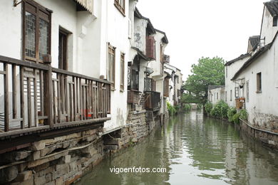 Canais de Suzhou . 