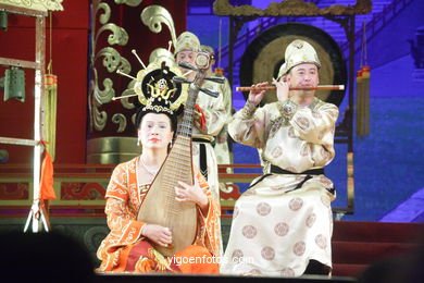 Traditional Dance Spectacle in China. 