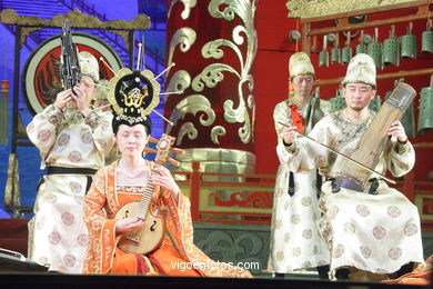 Traditional Dance Spectacle in China. 