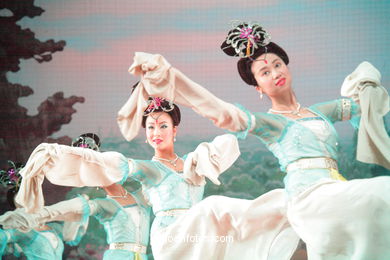 Traditional Dance Spectacle in China. 