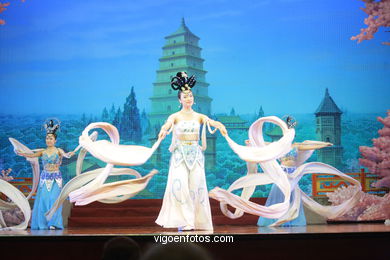 Traditional Dance Spectacle in China. 