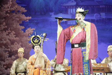 Traditional Dance Spectacle in China. 