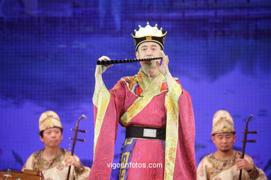 Traditional Dance Spectacle in China. 