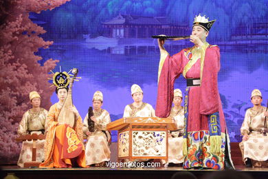 Traditional Dance Spectacle in China. 