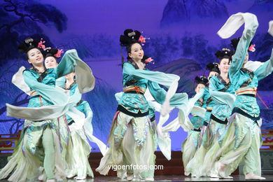 Traditional Dance Spectacle in China. 