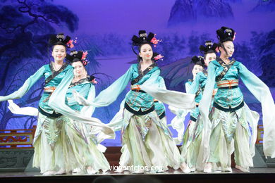 Traditional Dance Spectacle in China. 