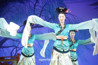 Traditional Dance Spectacle in China. 