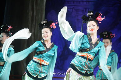 Traditional Dance Spectacle in China. 