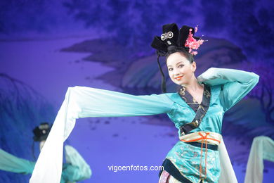 Traditional Dance Spectacle in China. 