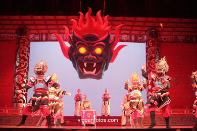 Traditional Dance Spectacle in China. 