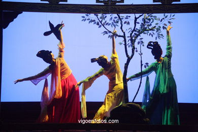 Traditional Dance Spectacle in China. 