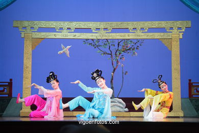 Espetáculo de Dança Tradicional Chinesa . 