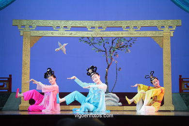 Traditional Dance Spectacle in China. 