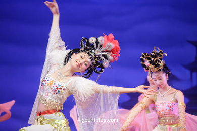 Traditional Dance Spectacle in China. 