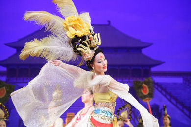 Traditional Dance Spectacle in China. 