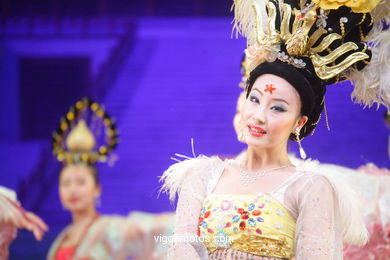 Traditional Dance Spectacle in China. 