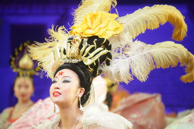 Espetáculo de Dança Tradicional Chinesa . 