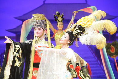 Traditional Dance Spectacle in China. 