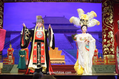 Traditional Dance Spectacle in China. 