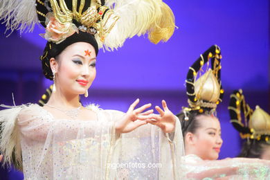 Traditional Dance Spectacle in China. 