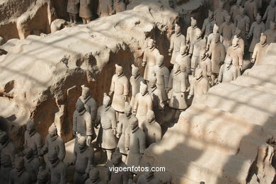 Museo Guerreros Terracota. Fosa 1. 