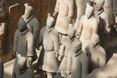 Museo Guerreros Terracota. Fosa 1. 