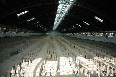 Terracotta Warriors Museum. Pit 1. 