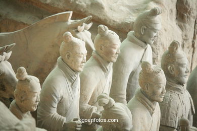 Los guerreros de terracota de Xian