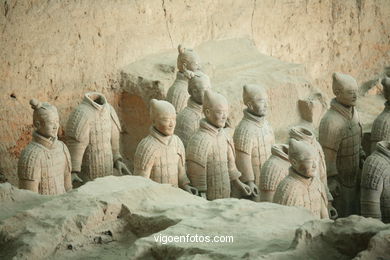 Museo Guerreros Terracota. Fosa 1. 