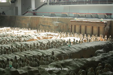 Terracotta Warriors Museum. Pit 1. 