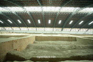 Terrakotta-Krieger-Museum. Pit 1. 