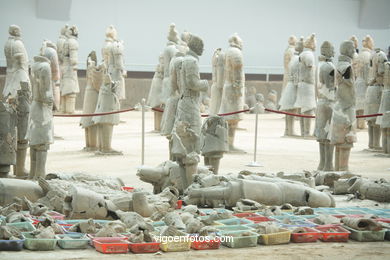 Museu Guerreiros Terracota. Fosa 1 . 