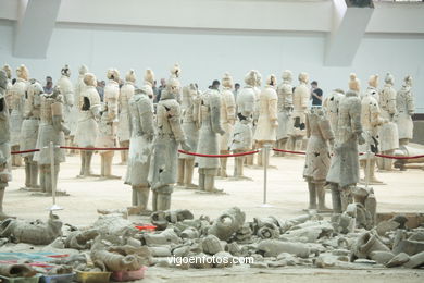 Terracotta Warriors Museum. Pit 1. 