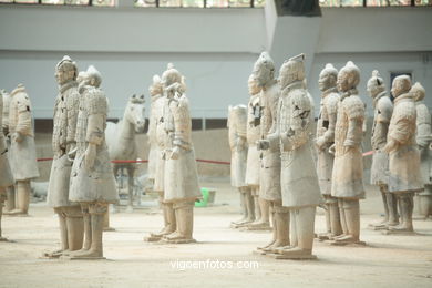 Terracotta Warriors Museum. Pit 1. 