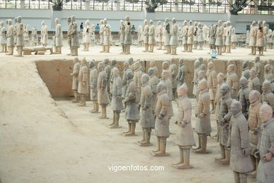 Museo Guerreros Terracota. Fosa 1. 