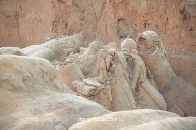 Museo Guerreros Terracota. Fosa 1. 